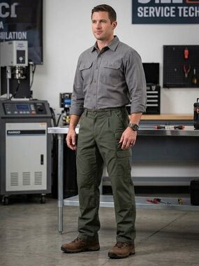 5.11 Tactical Green Ripstop Cargo Pants Mens 38x34 Utility Work Outdoor
